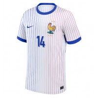 Camiseta Francia Adrien Rabiot #14 Visitante Equipación Eurocopa 2024 manga corta